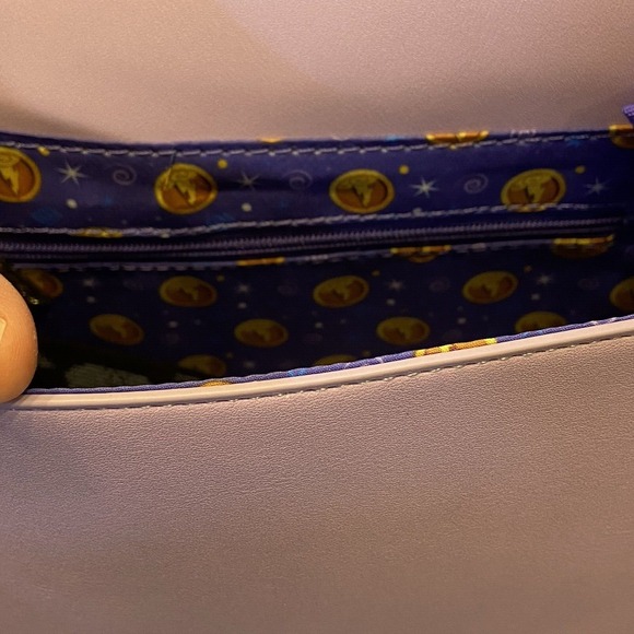 Loungefly Disney Hercules Muses Clouds Crossbody Bag 2022 Unisex Purple Vacation - Picture 14 of 16